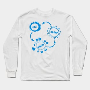 BABY ACTIVITIES FLOWCHART Long Sleeve T-Shirt